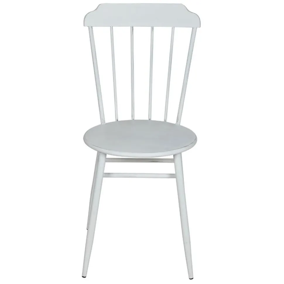 Metallstuhl Scandi 48X88X43Cm Antik-Weis
