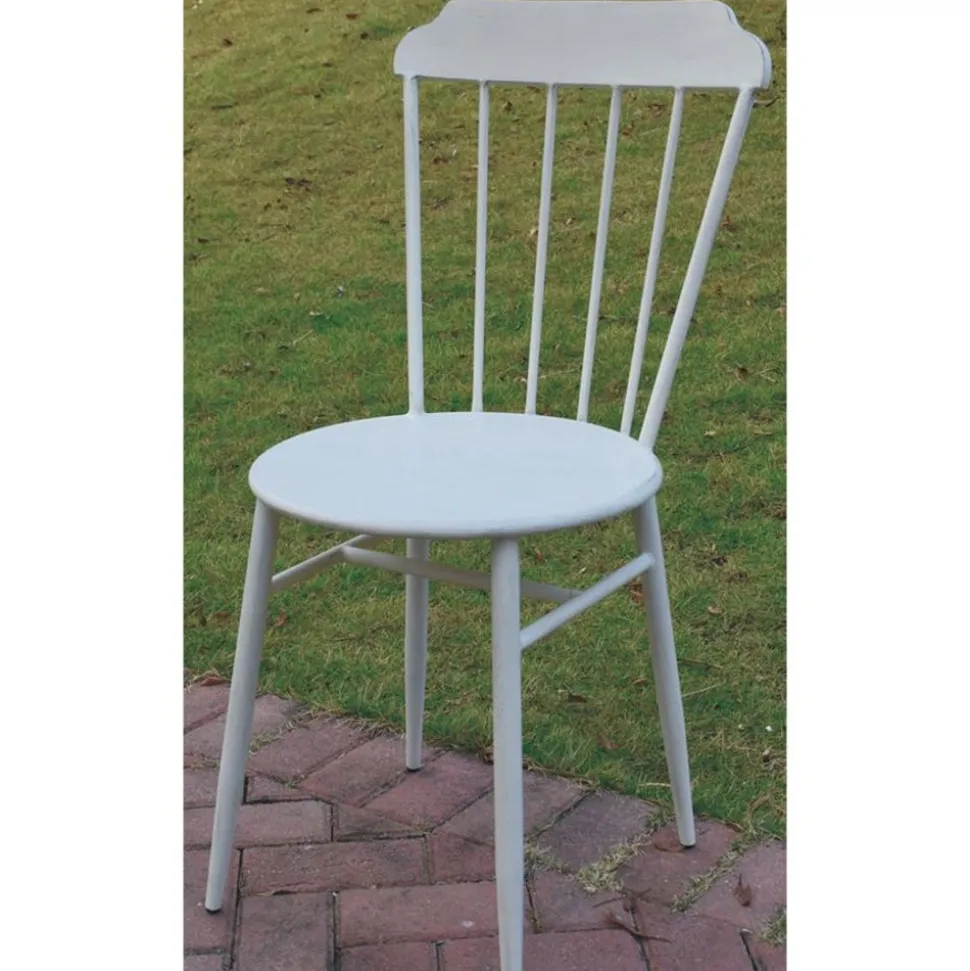 Metallstuhl Scandi 48X88X43Cm Antik-Weis