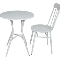 Metallstuhl Scandi 48X88X43Cm Antik-Weis