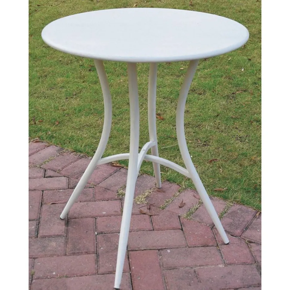 Metalltisch Scandi 59X72Cm Antik-Weis