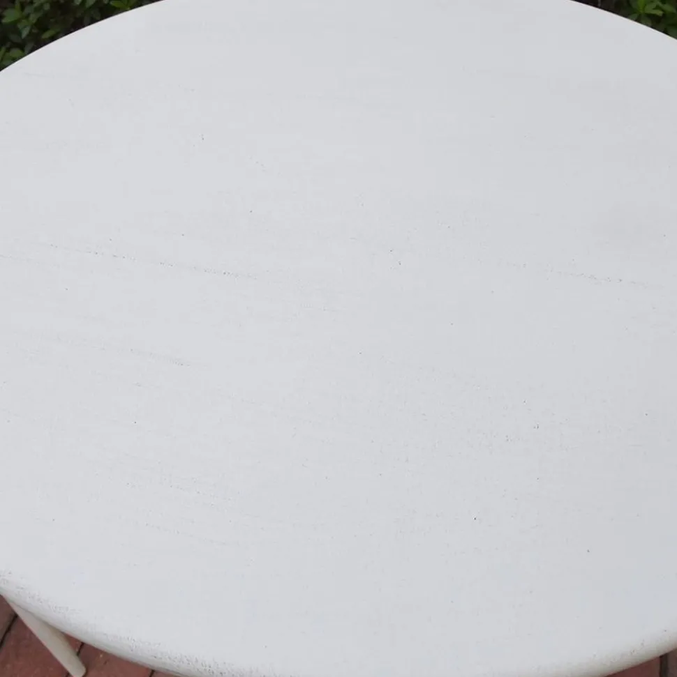 Metalltisch Scandi 59X72Cm Antik-Weis