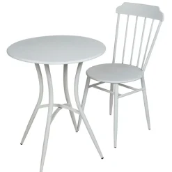 Metalltisch Scandi 59X72Cm Antik-Weis