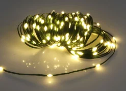 Micro-Led-Lichterkette Mit Grunem Kabel 22,9M 180 Leds Warmweis