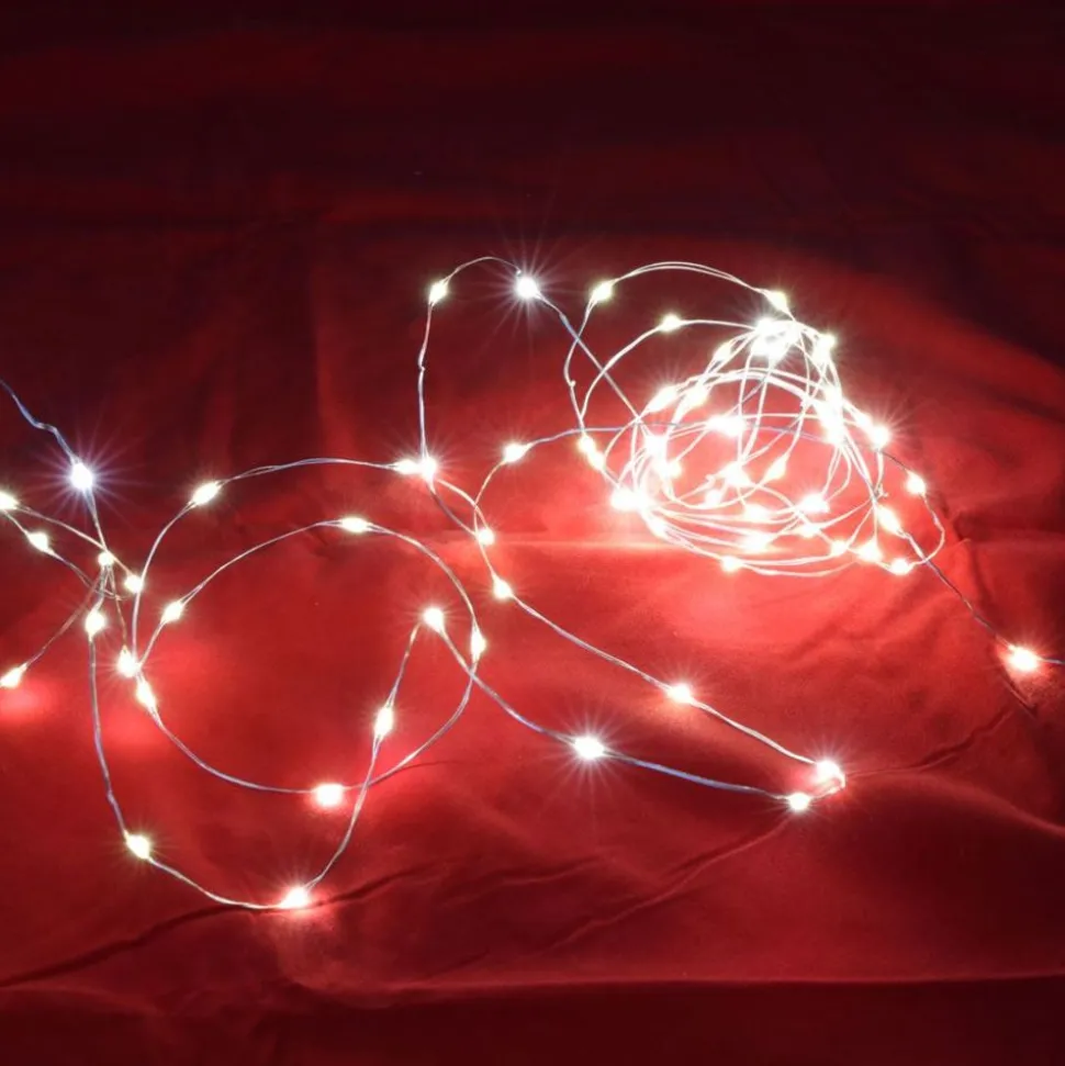 Mikro-Led-Innenlichterkette Mit Timer 4,25M 80 Leds Warmweis