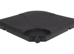 Modulare Ampelschirmplatten 4Er-Set Schwarz