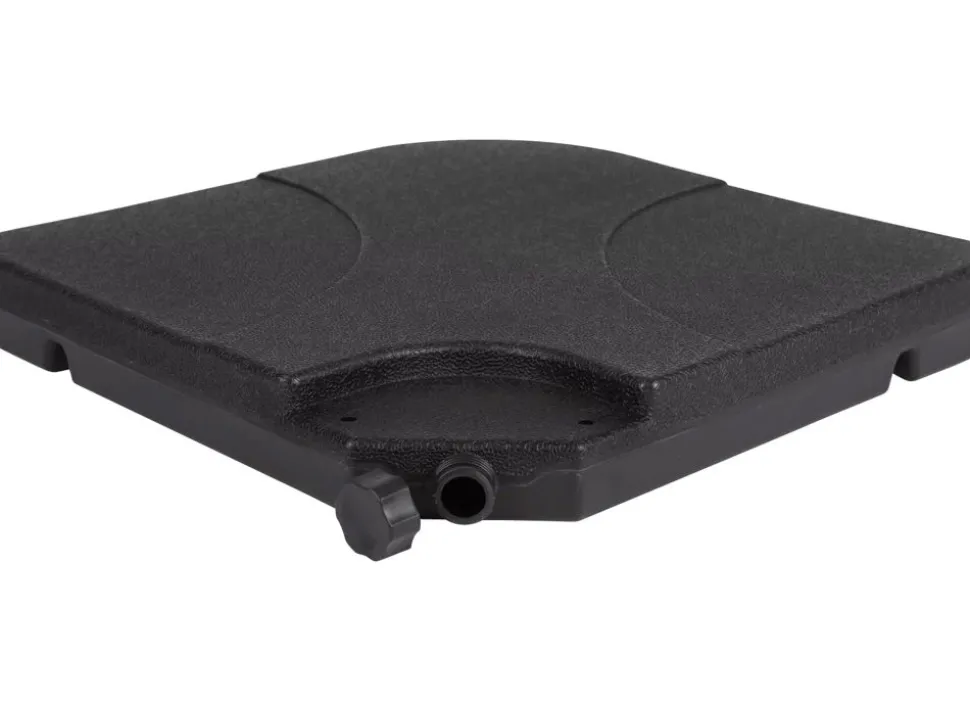 Modulare Ampelschirmplatten 4Er-Set Schwarz