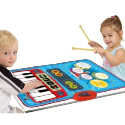 Musikmatte 2In1 Schlagzeug & Klavier
