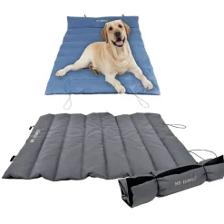 Outdoor-Liegematte Oxford Fur Hunde 95X75Cm