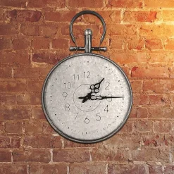Outdoor Metall-Wanduhr Verzinkt 31,5X46Cm