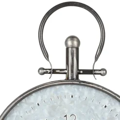 Outdoor Metall-Wanduhr Verzinkt 31,5X46Cm