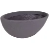 Ovaler Pflanztopf Stone 70X40Cm Grau