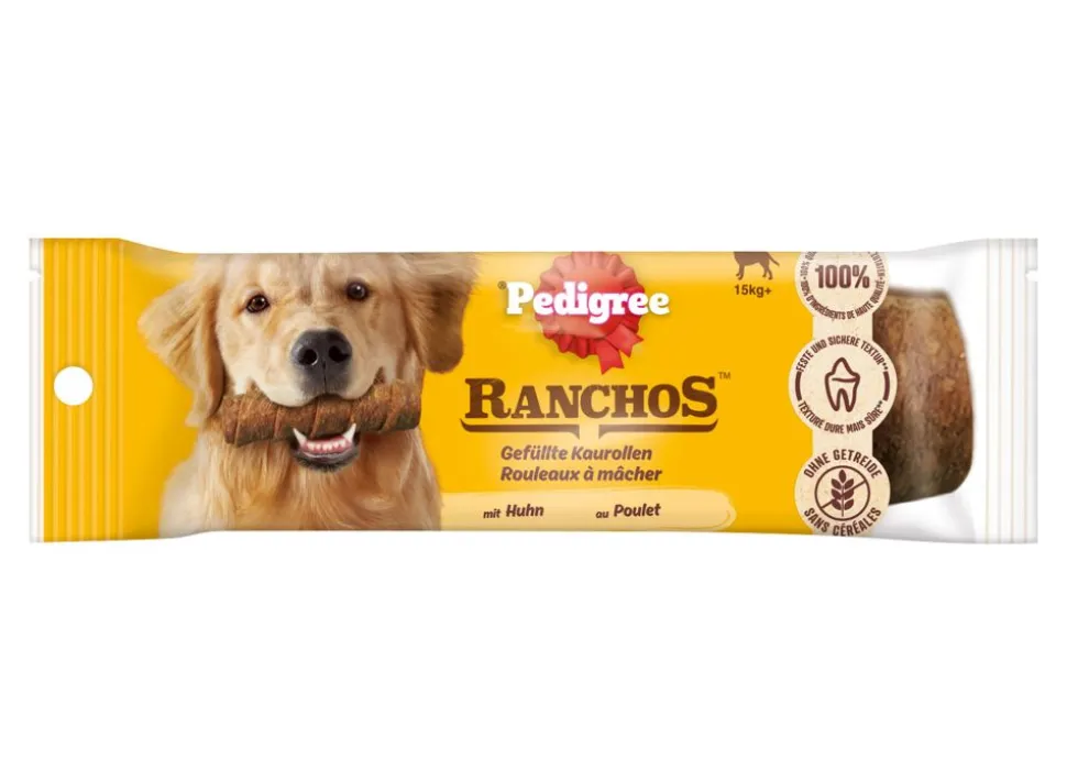 Pedigree Ranchos Maxi Gefullte Kaurollen Mit Huhn 80G