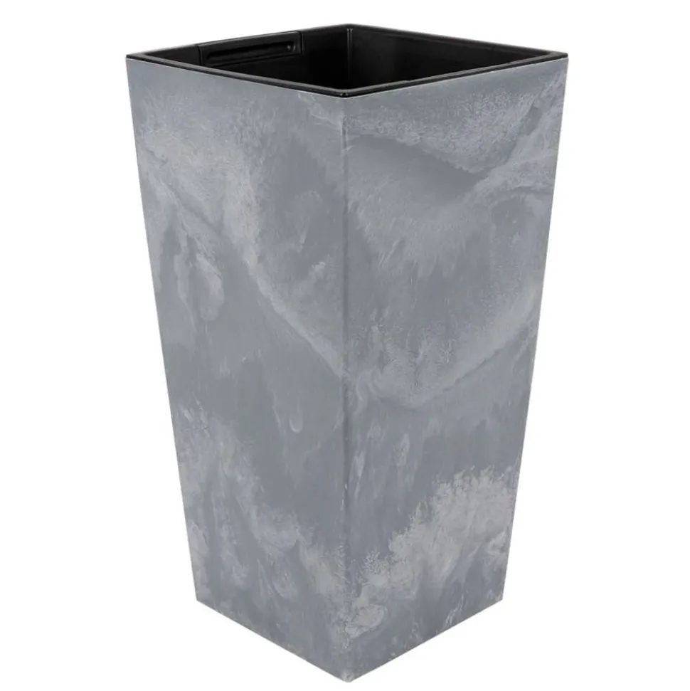 Pflanzkübel Mit Einsatz Urbi Square Effect 27X50,5X27Cm Marengo-Grau