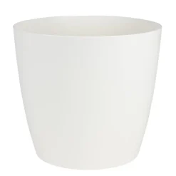 Pflanztopf Ella Mit Rollen 34,5X31Cm Cremeweis/Matt
