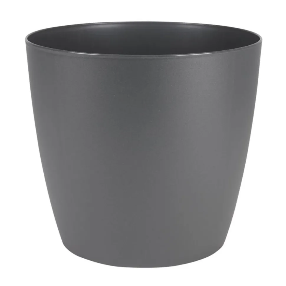 Pflanztopf Ella Mit Rollen 34,5X31Cm Anthrazit/Matt