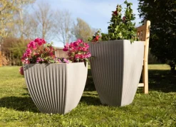 Pflanztopf Lotus 39X42X39Cm Sand