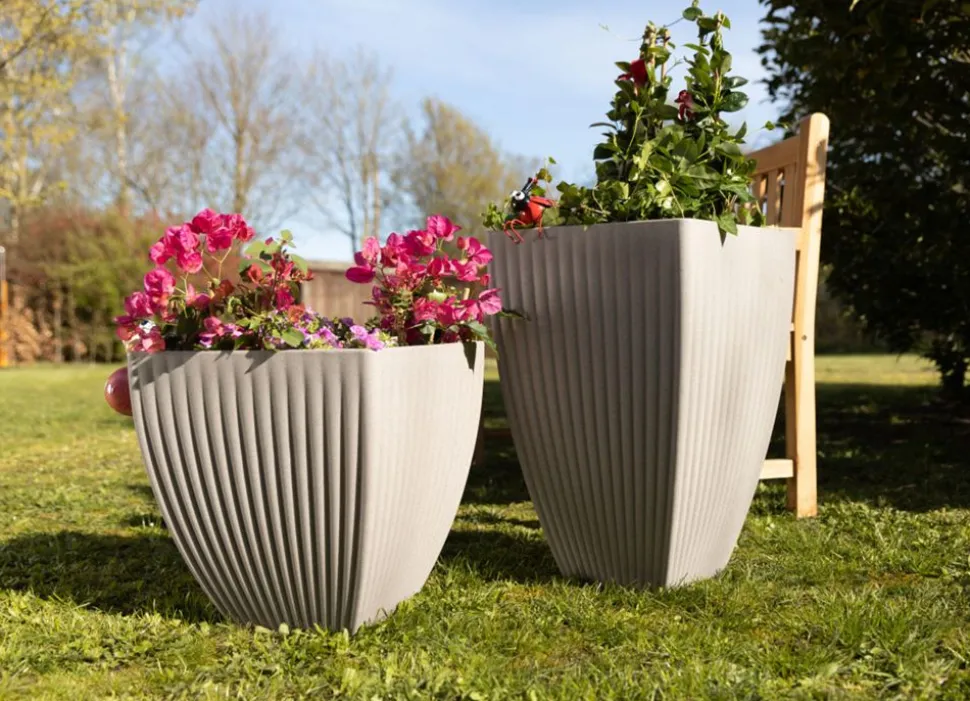 Pflanztopf Lotus 39X42X39Cm Sand