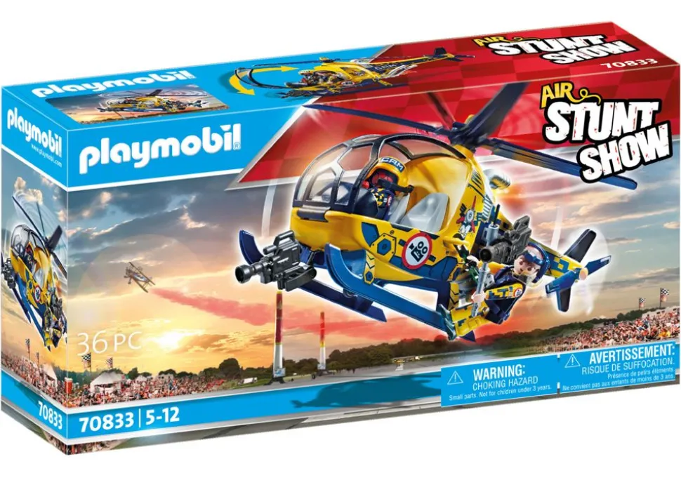 Playmobil 70833 Air Stuntshow Filmcrew-Helikopter