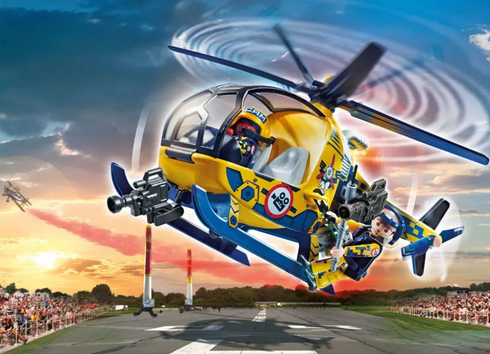 Playmobil 70833 Air Stuntshow Filmcrew-Helikopter