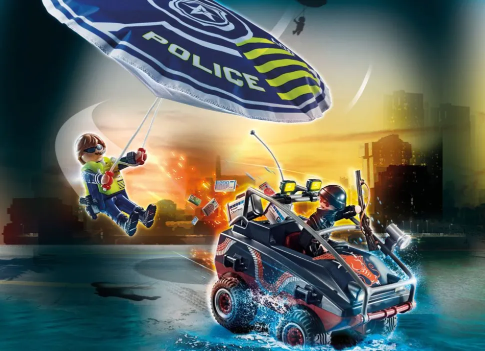 Playmobil 70781 City Action Polizei-Fallschirm
