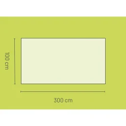 Pvc-Sichtschutzmatte 100X300Cm Grau