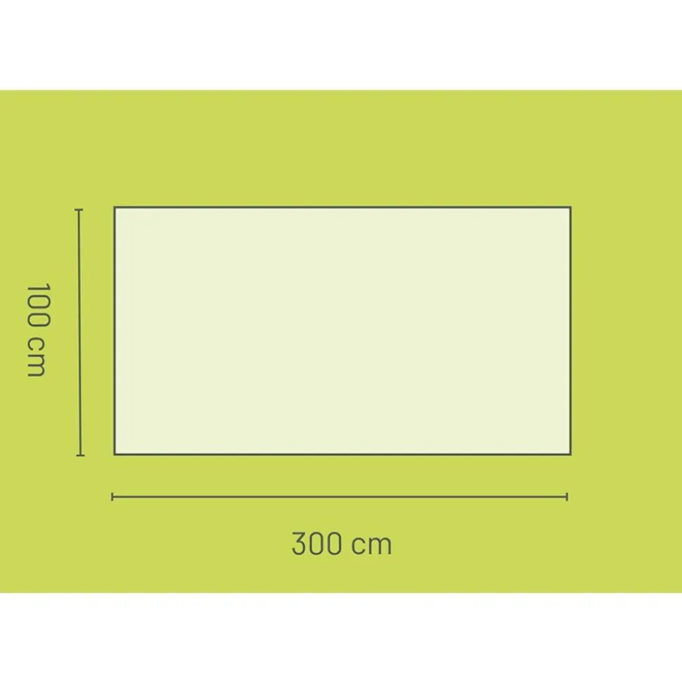 Pvc-Sichtschutzmatte 100X300Cm Grau