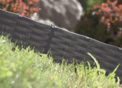 Rasenkante Ibra Border Rattanoptik 3,9M Anthrazit