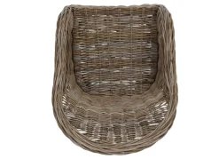 Rattansessel Athena Mit Sitzkissen 4Er-Set Natural-Grey