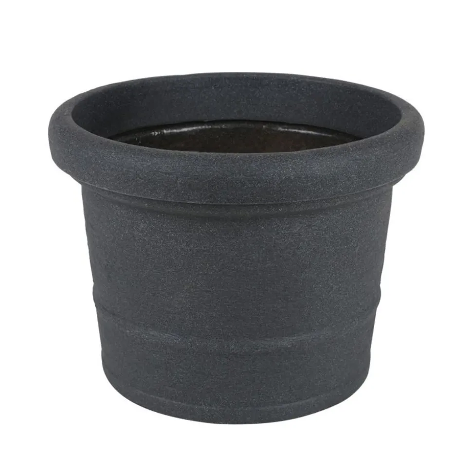 Runder Pflanztopf Pistoia 40X30Cm Anthrazit