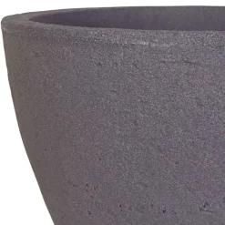 Runder Pflanztopf Stone 60X45Cm Grau