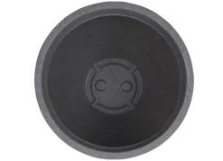 Runder Pflanztopf Stone 39X31Cm Grau