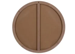 Rundes Wandbild Aus Mdf 58Cm Rentier Im Schnee