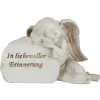 Schlafender Engel Mit Grabstein In Liebevoller Erinnerung