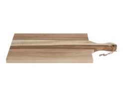 Schneid- Und Servierbrett Aus Akazienholz Mit Griff 41X27Cm