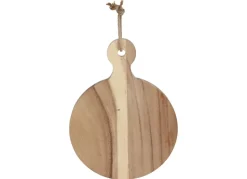 Schneid- Und Servierbrett Aus Akazienholz Mit Griff 28Cm