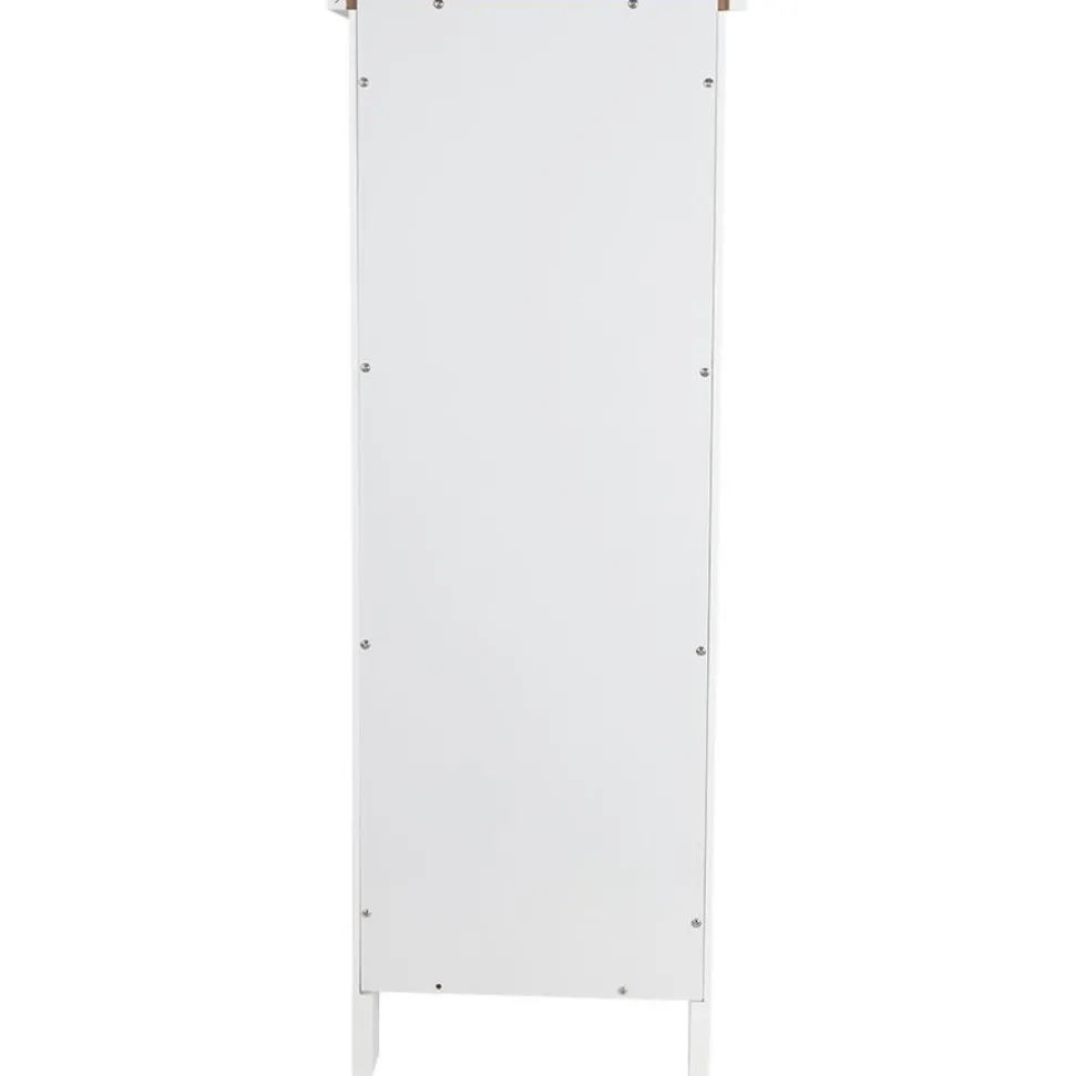 Schrank Maine Mit 4 Schubladen 30X81,5X30Cm Weis