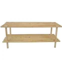 Schuhregal Aus Holz 74X26X29,5Cm