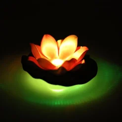 Schwimmende Lotusblute Mit Led Farbwechsler 10Cm