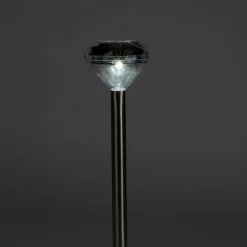 Solar-Gartenleuchte Diamant Kaltweis