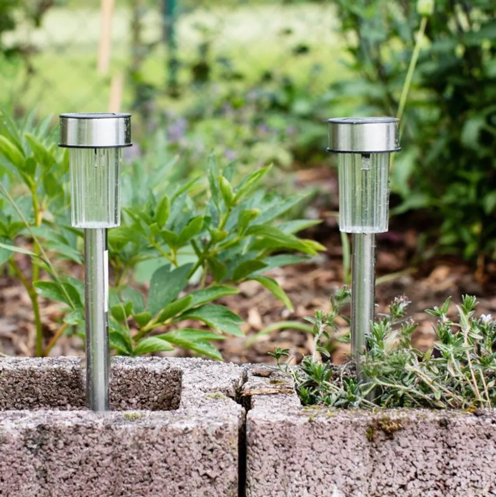 Solar-Gartenleuchten Mit Farbwechsler 10Er-Set