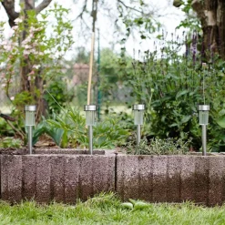 Solar-Gartenleuchten Mit Farbwechsler 10Er-Set
