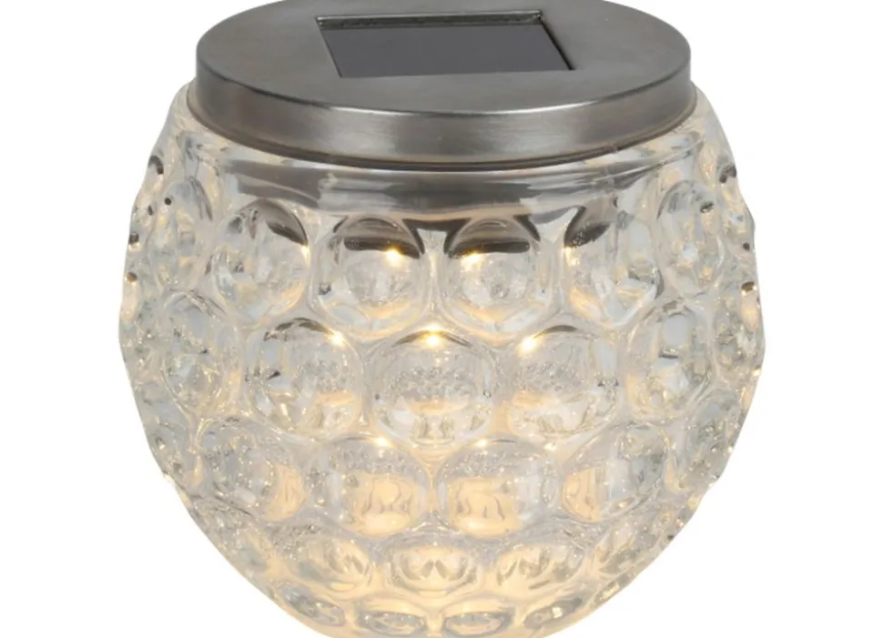 Solar-Glasleuchte Mit Led-Licht Warmweis