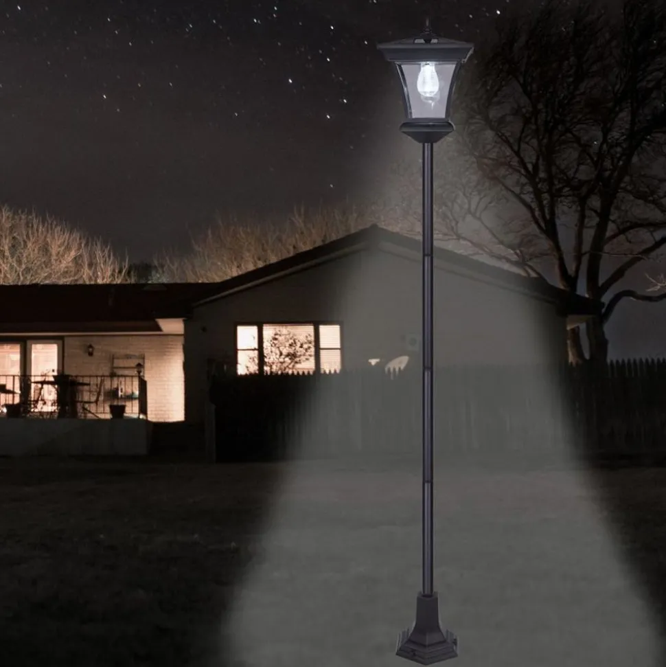 Solar-Laterne Xxl Mit 1 Led Kaltweis