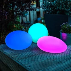 Solar-Led-Gartenleuchte Kugel 30Cm