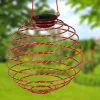 Solar-Spirallaterne 21Cm Rot