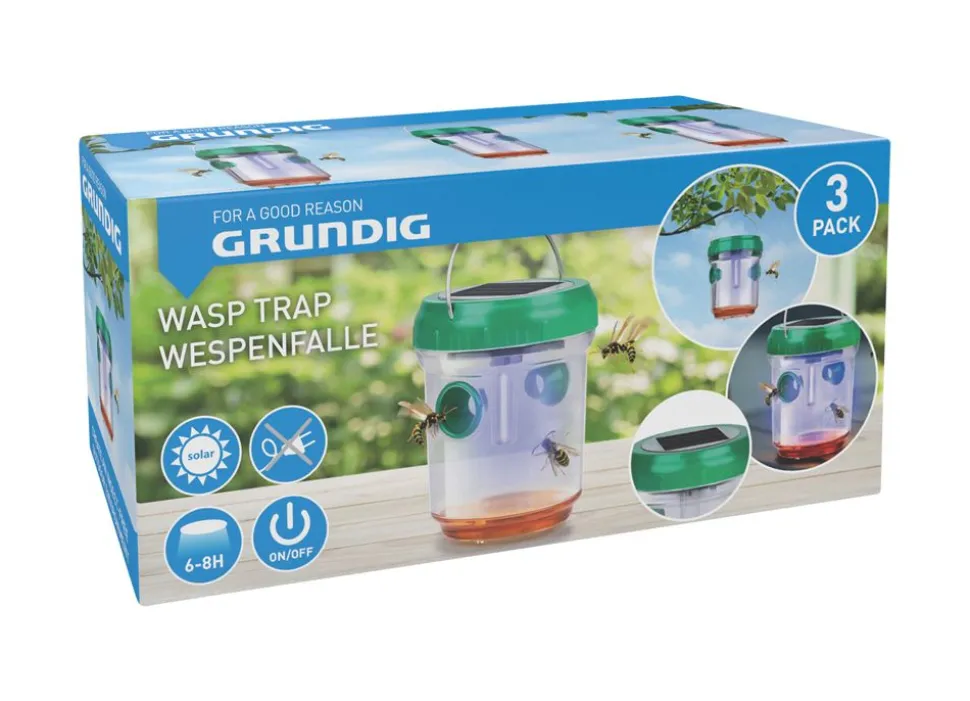 Solar-Wespenfalle 3Er-Set