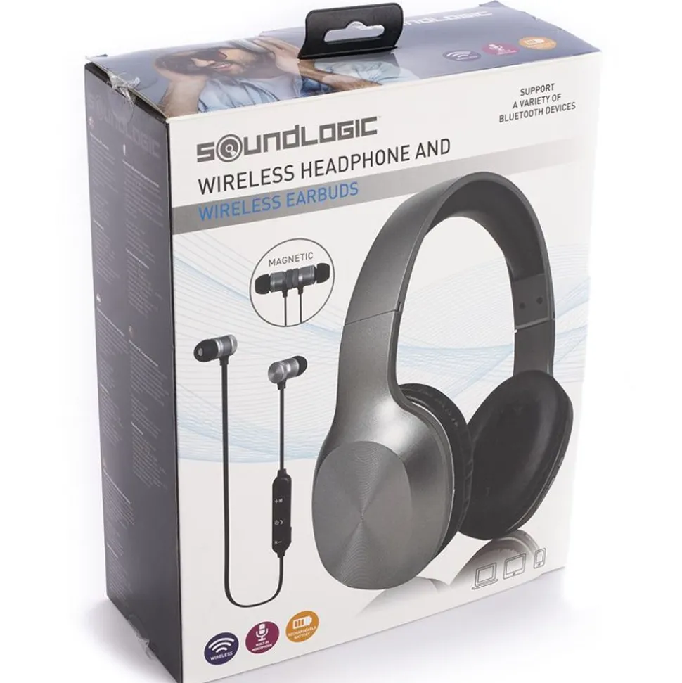 Soundlogic 2In1 Bluetooth-Kopfhorer