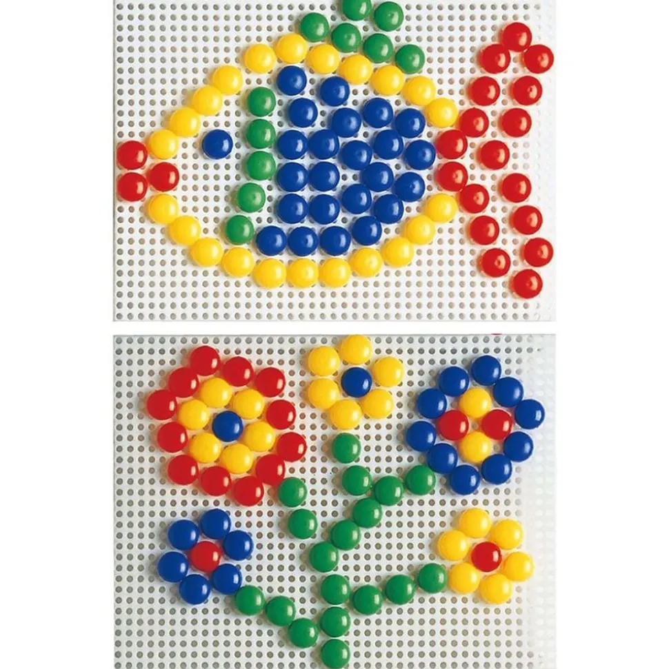 Steckspiel Mit 300 Bunten Steckbausteinen