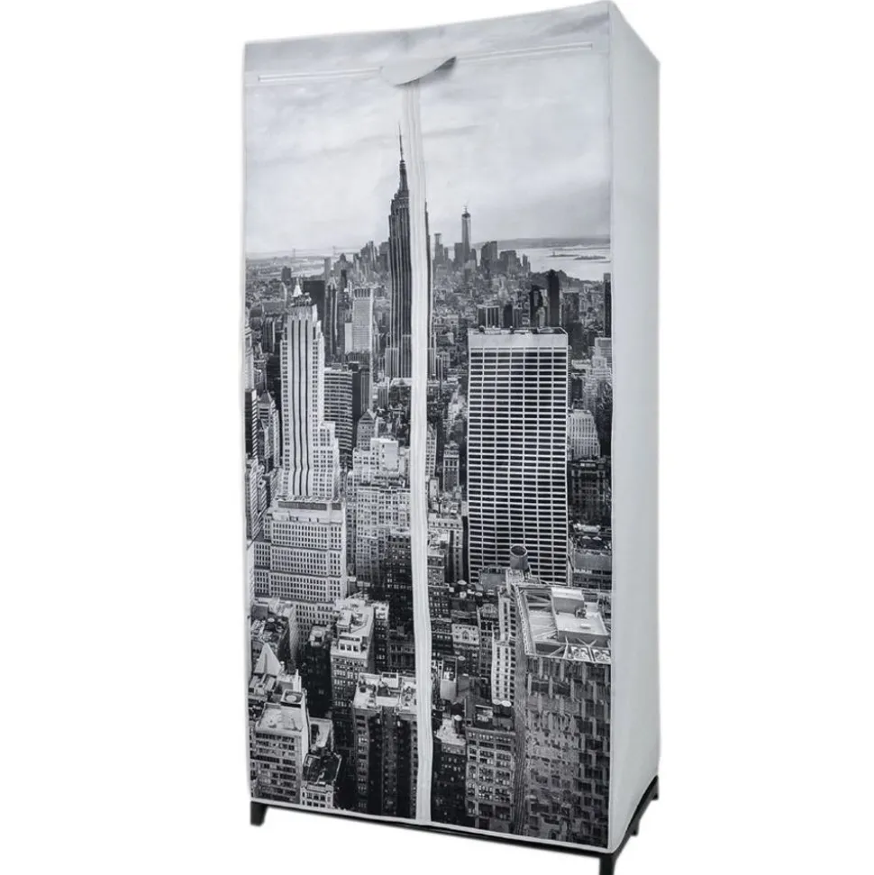 Stoffkleiderschrank 75X160X45Cm New York