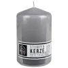 Stumpenkerze Glatt 78X120Mm Grau